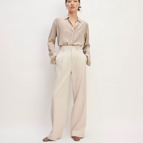 Everlane Pants - EVERLANE The Way-High Drape Pant 6S NWT